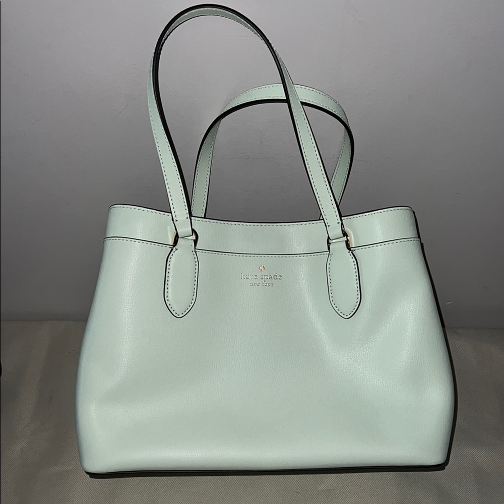 Kate Spade Green Leather Tote Bag